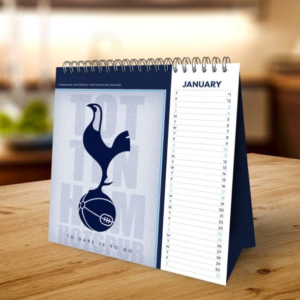 Tottenham Hotspur FC Bord Kalender 2026