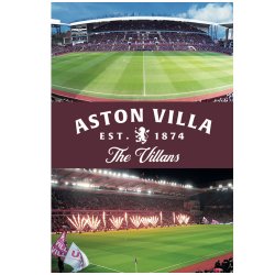 Aston Villa FC 3D Fdselsdagskort