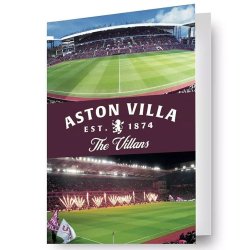 Aston Villa FC 3D Fdselsdagskort