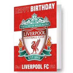Liverpool FC 3D Fdselsdagskort