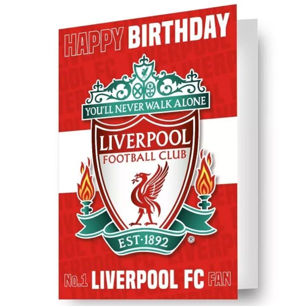 Liverpool FC 3D Fdselsdagskort