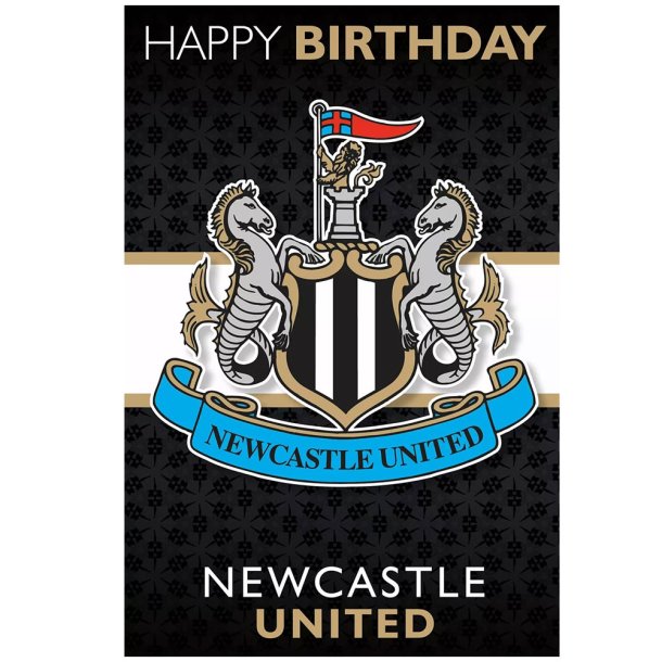 Newcastle United FC 3D Fdselsdagskort