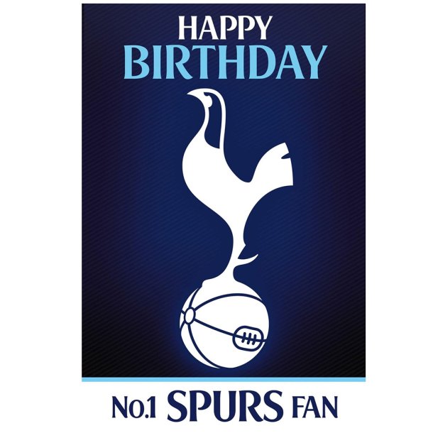 Tottenham Hotspur FC 3D Fdselsdagskort