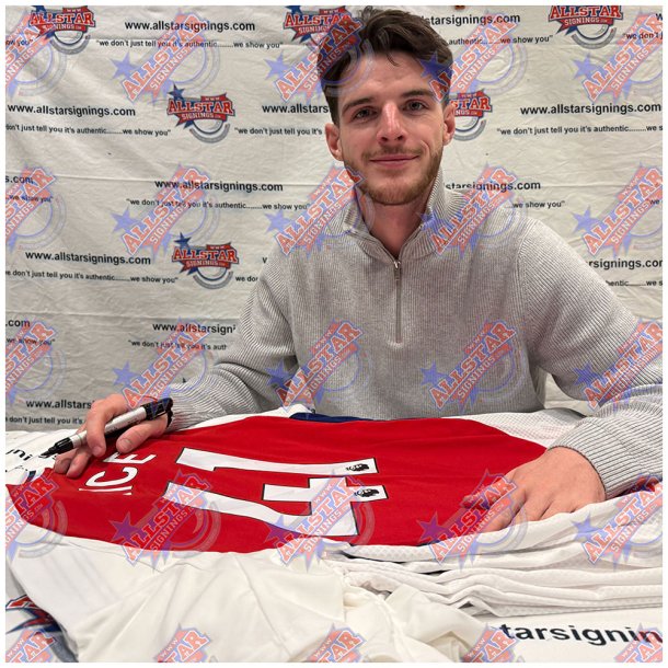 Arsenal FC Declan Rice signeret trje