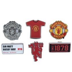 Manchester United F.C. Badge St - ske med 6 stk. **