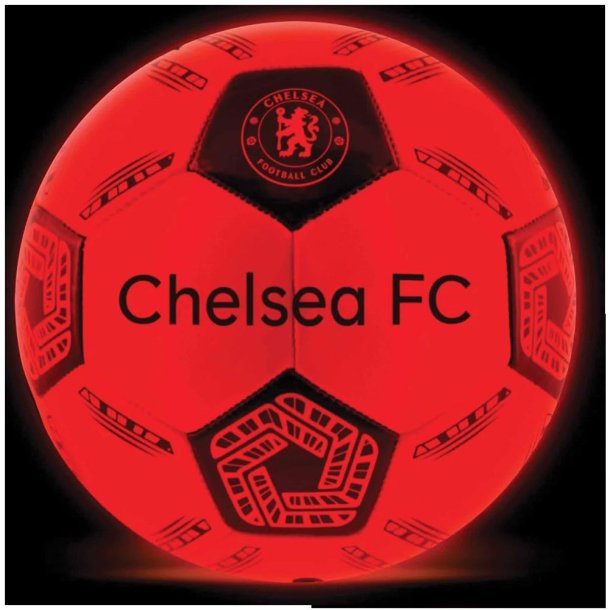 Chelsea FC LED lysende fodbold - Str. 5