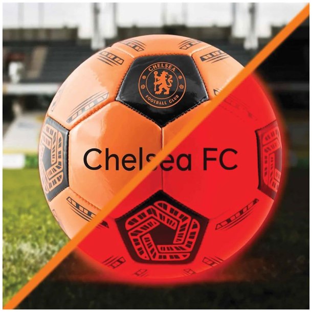 Chelsea FC LED lysende fodbold - Str. 5