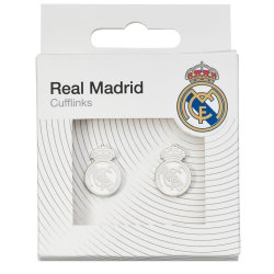 Real Madrid FC S�lvbelagt Manchetknapper