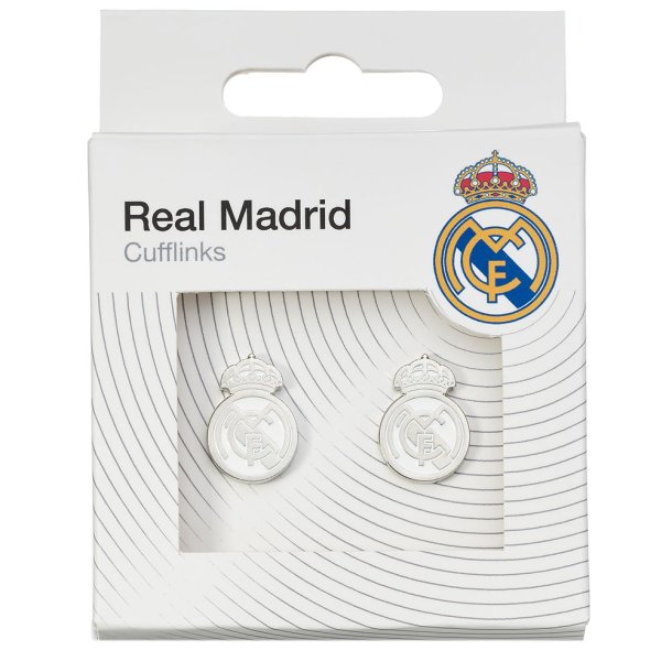 Real Madrid FC S�lvbelagt Manchetknapper