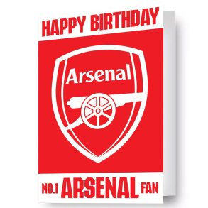 Arsenal FC 3D F�dselsdagskort