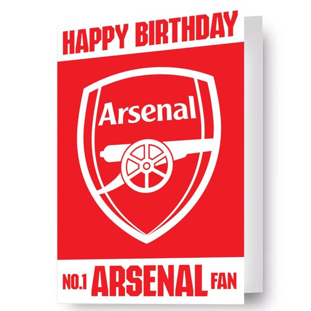 Arsenal FC 3D F�dselsdagskort
