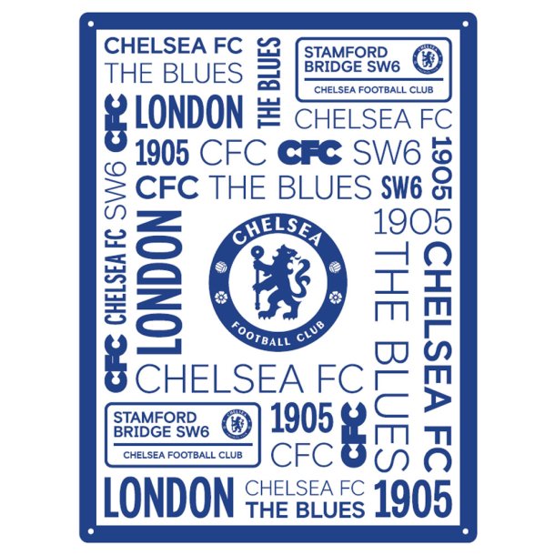 Chelsea FC Montage Skilt