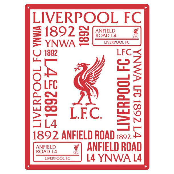Liverpool FC Montage Skilt