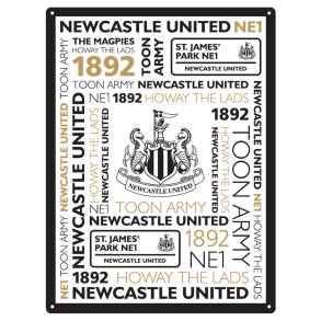 Newcastle United FC Montage Skilt