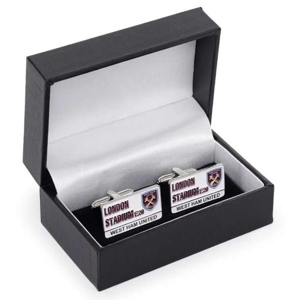 West Ham United FC S�lvbelagt Manchetknapper i Gave�ske