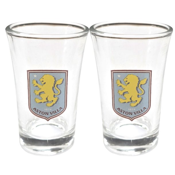 Aston Villa FC 2 Stk. Shotsglas