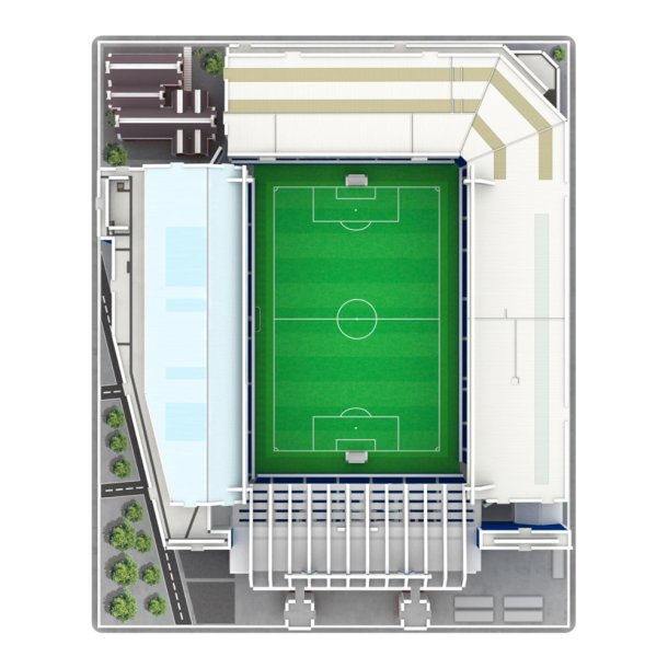 Everton FC 3D Stadium Puslespil 