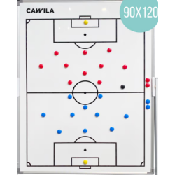 Whiteboard Fodbold Taktiktavle - Model Cawila - Str. 90x120