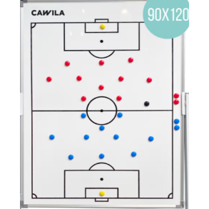 Whiteboard Fodbold Taktiktavle - Model Cawila - Str. 90x120