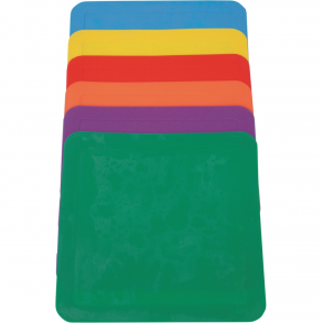 PVC gulvmarkering firkantet - 6 stk.