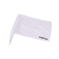 Hjrneflag - Ensfarvet - 50 mm