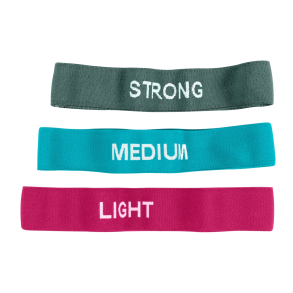 Trningselastikst med 3 stk. - Styrke let-medium-strk 