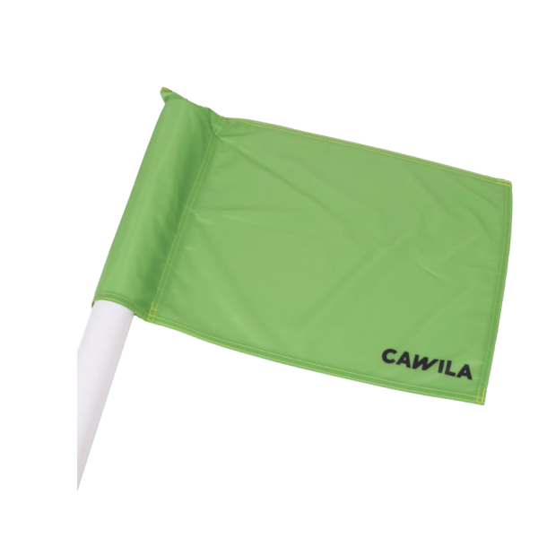 Hjrneflag - Ensfarvet - 50 mm