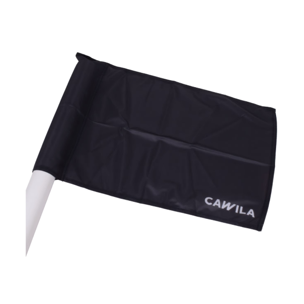 Hjrneflag - Ensfarvet - 50 mm