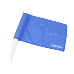 Hjrneflag - Ensfarvet - 50 mm