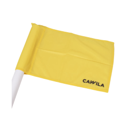 Hjrneflag - Ensfarvet - 50 mm