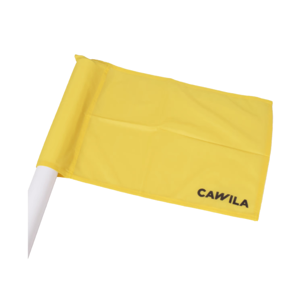 Hjrneflag - Ensfarvet - 50 mm