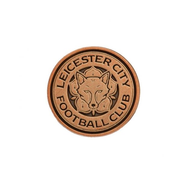 Leicester City FC Badge Antique Gold