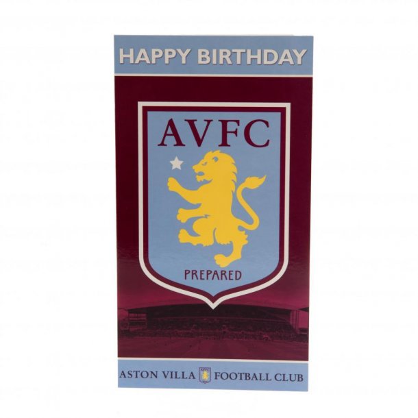 Aston Villa F.C. Fdselsdagskort 