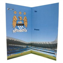 Manchester City F.C. Fdselsdagskort &amp; Badge