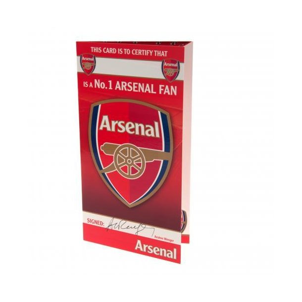 Arsenal F.C. Fdselsdagskort Til Fan Nr. 1