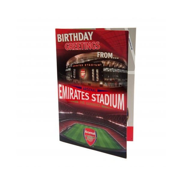 Arsenal F.C. Pop-Up Fdselsdagskort