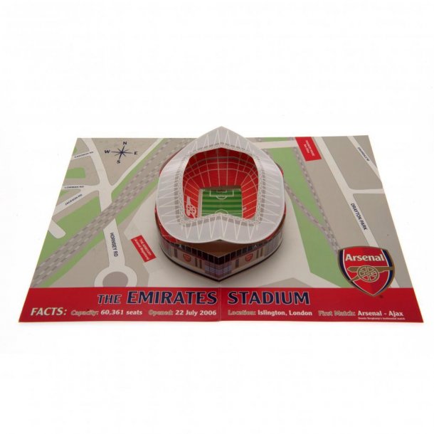 Arsenal F.C. Pop-Up Fdselsdagskort