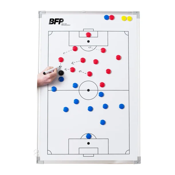 Whiteboard Fodbold Taktiktavle - Model BFP - Str. 45x60