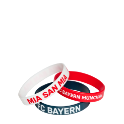 F.C. Bayern Mnchen 3 stk. Gummiarmbnd
