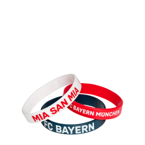 F.C. Bayern Mnchen 3 stk. Gummiarmbnd