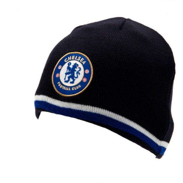 Chelsea F.C. Vendbar Strikhue med broderet logo