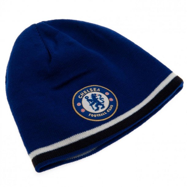 Chelsea F.C. Vendbar Strikhue med broderet logo