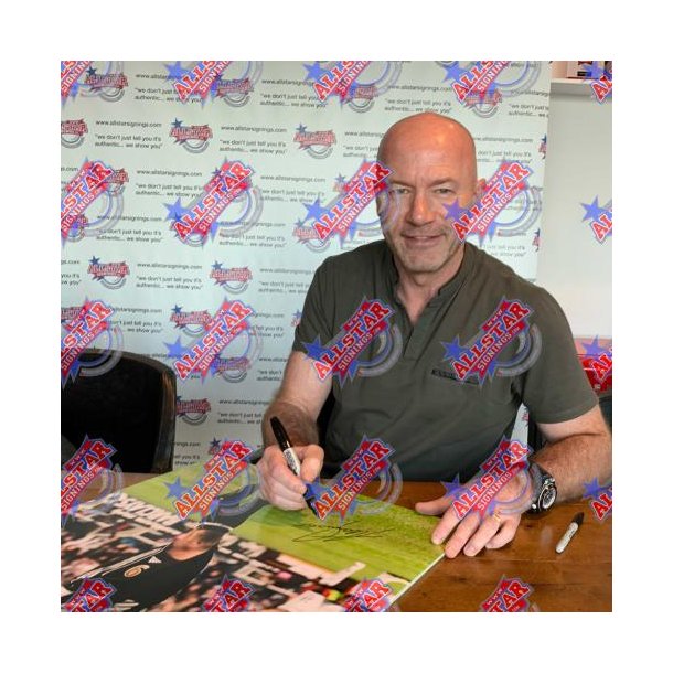 Newcastle United FC Alan Shearer Signeret Billede