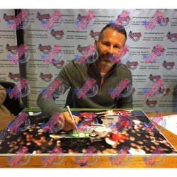 Manchester United FC Giggs Signeret billede