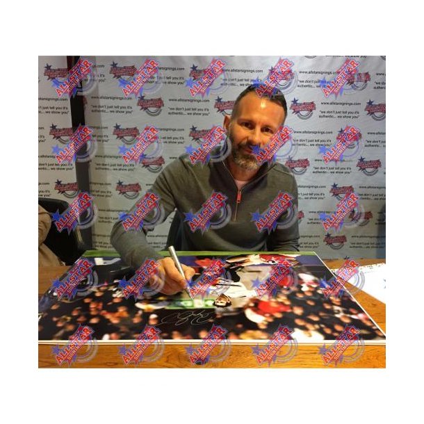 Manchester United FC Giggs Signeret billede