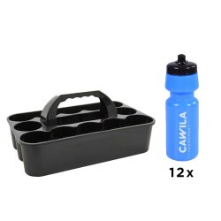 Drikkedunksholder inkl. 12 drikkedunke + Klistermrkest