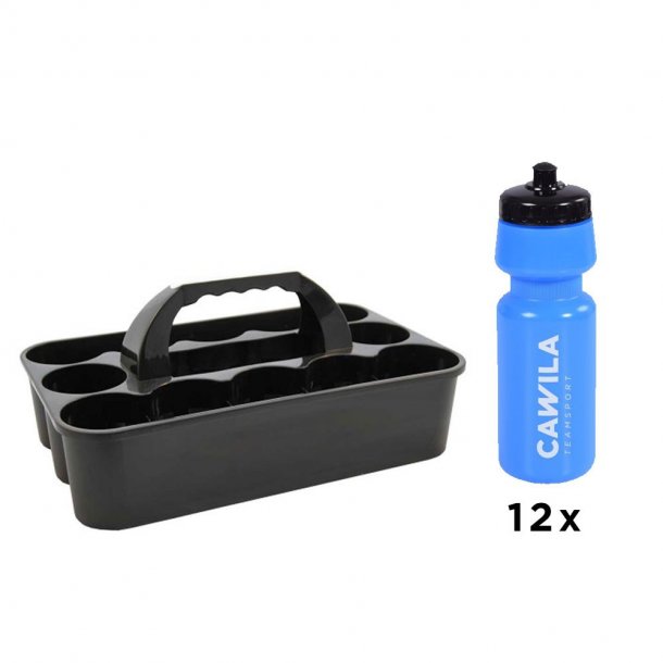 Drikkedunksholder inkl. 12 drikkedunke + Klistermrkest