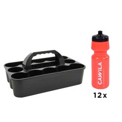 Drikkedunksholder inkl. 12 drikkedunke + Klistermrkest