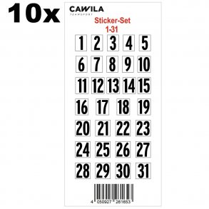 Klistermrkest - Nr. 1-31