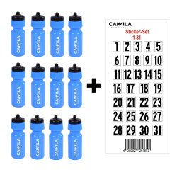 Drikkedunke - 12 stk. + Klistermrkest Nr. 1-31